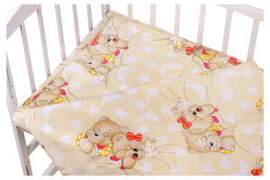 Сменный комплект Qvatro Gold SG-03 Мишка на подушках, бежевый: 3 элемента