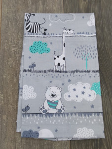 Сменный комплект Qvatro Gold SG-03 Мишка и зебра, серый: 3 элемента