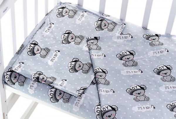 Сменный комплект Qvatro Gold SG-03 It's a Boy, серый: 3 элемента