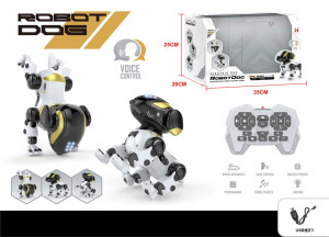 Робот-Собака на радиоуправлении, управление голосом
