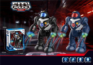 Робот City Police, звук, свет, ходит
