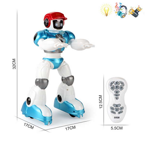 Робот на радиоуправлении Essa Toys M99888-6, со светом и звуком, 32см