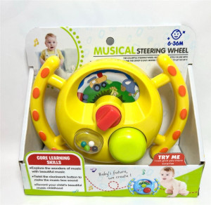 Заводной музыкальный руль для детей, звуковые эффекты