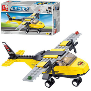 Конструктор SLUBAN M38-B0360 Авиация, 110 деталей