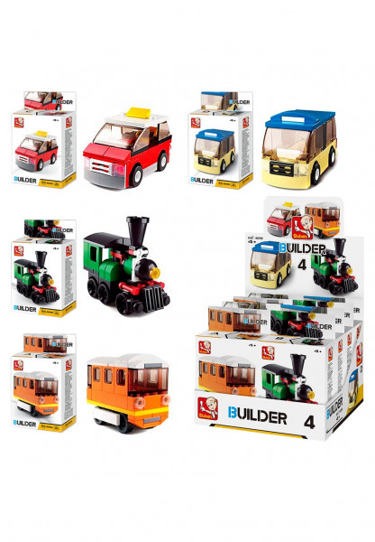 Конструктор SLUBAN M38-B0598 Транспорт, серия "Строитель"