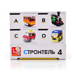 Конструктор SLUBAN M38-B0598 Транспорт, серия "Строитель"