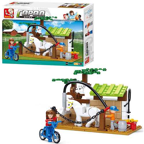 Конструктор SLUBAN M38-B0557 Ферма, 110 деталей