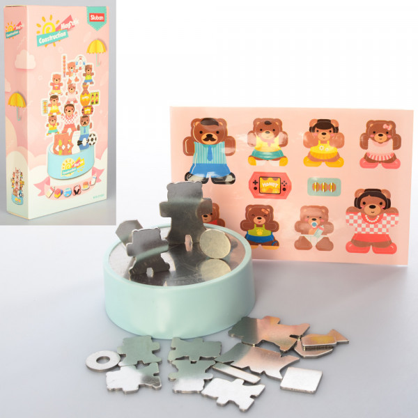 Конструктор SLUBAN M38-D1804 Медведи, магнитный