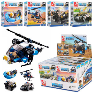 Конструктор SLUBAN M38-B0638 Полиция, транспорт, фигурка, от73 дет