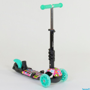 Самокат трехколесный Best Scooter Божья коровка, трансформер
