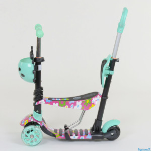 Самокат трехколесный Best Scooter Божья коровка, трансформер