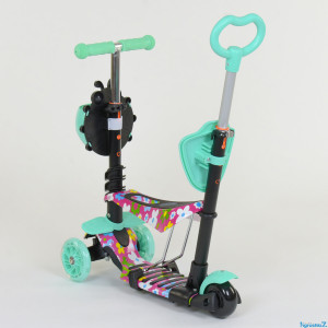 Самокат трехколесный Best Scooter Божья коровка, трансформер