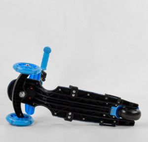 Самокат трехколесный Best Scooter S Божья коровка Абстракция, с бампером, трансформер