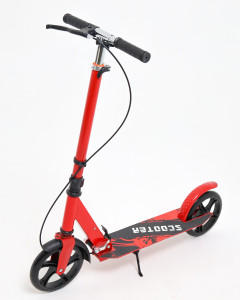 Самокат подростковый M-Trike, двухколесный, ручной тормоз
