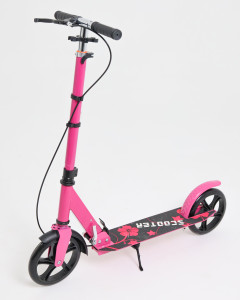 Самокат подростковый M-Trike, двухколесный, ручной тормоз