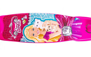 Самокат детский Scooter Scale MINI Print Стикер, трехколесный, светящиеся колеса