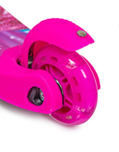 Самокат детский Scooter Scale MINI Print Стикер, трехколесный, светящиеся колеса