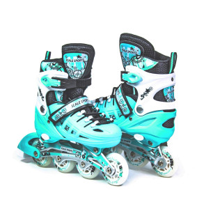 Роликовые коньки Scale Sports LF 905, светящееся колесо