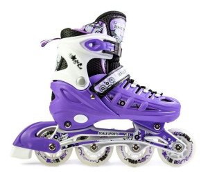 Роликовые коньки Scale Sports LF 905, светящееся колесо