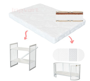 Дополнительная секция к матрацу IngVart Smart Bed Oval, кокос-поролон, прямоугольная, 72х48см