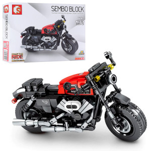 Конструктор Semboblocks 701132 Мотоцикл, на подставке, 260 деталей