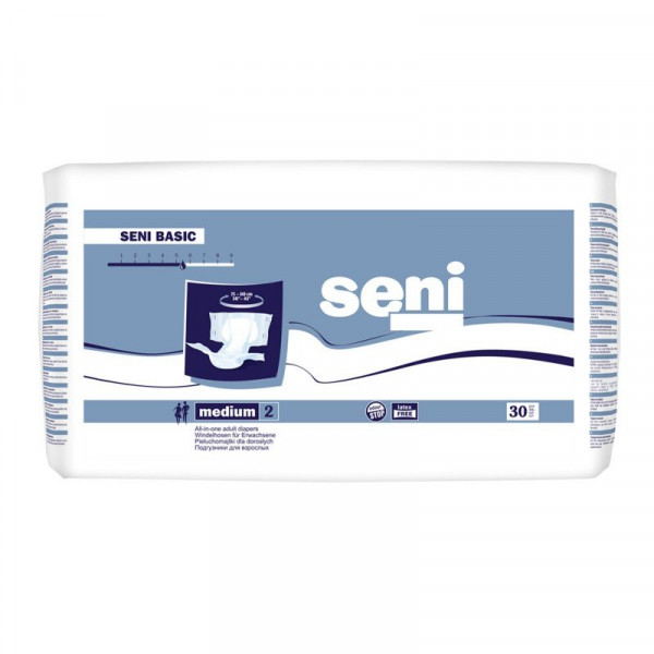 Подгузники Seni Basic №2 (75-110 см), для взрослых, 1шт.