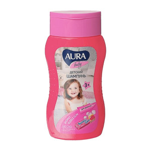 Шампунь детский AURA Baby, для девочек, 200мл