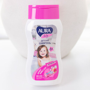 Шампунь детский AURA Baby, для девочек, 200мл