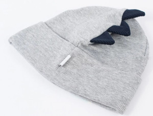 Шапка для мальчика Fashion Kids Арчи, двойная, динозавр, 6м - 3года