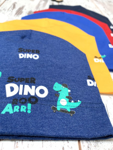 Шапка детская Super Dino Roo, трикотаж, для мальчика