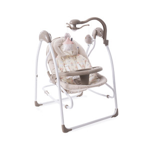 Шезлонг - качели Kikkaboo Mia Stella, 2 в 1, с пультом, до 12кг