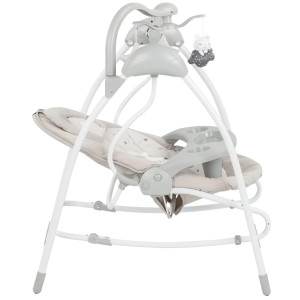 Шезлонг - качели Kikkaboo Mia Stella, 2 в 1, с пультом, до 12кг