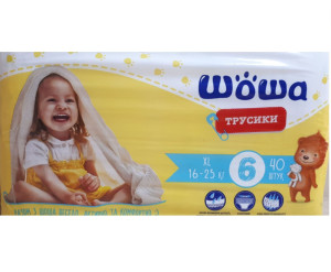 Трусики Шоша XL №6 (16-25кг), 40шт.