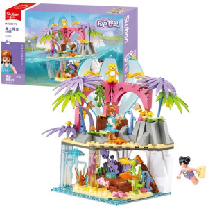 Конструктор SLUBAN B1172 Girls Dream, Подводный мир, 224 детали