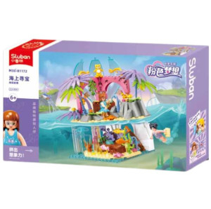Конструктор SLUBAN B1172 Girls Dream, Подводный мир, 224 детали