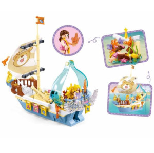Конструктор SLUBAN B1173 Girls Dream, Кораблик, 287 деталей