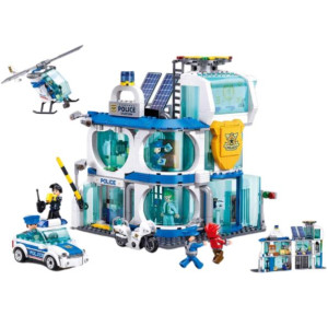 Конструктор SLUBAN B1220 Полицейский департамент, Metropolis, 686 деталей