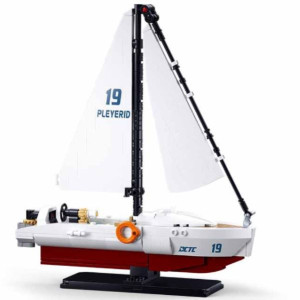 Конструктор SLUBAN B1190 Model Bricks, Скоростной катер Родео, 1:35, 260 деталей