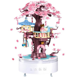 Конструктор лего SLUBAN B1169 Music Box, Домик на дереве, музыкальный, 577 деталей