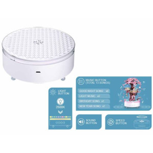 Конструктор лего SLUBAN B1169 Music Box, Домик на дереве, музыкальный, 577 деталей