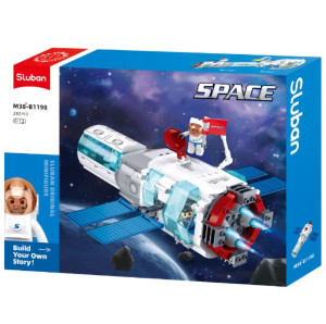 Конструктор SLUBAN B1198 Space, Космическая станция, 292 детали
