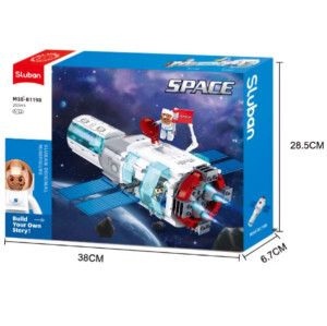 Конструктор SLUBAN B1198 Space, Космическая станция, 292 детали