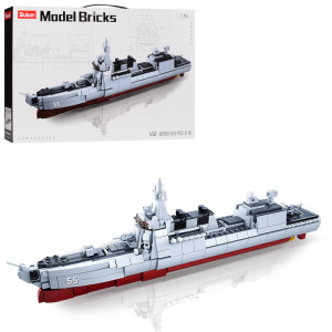 Конструктор SLUBAN M38-B0700 Военный корабль, 578 деталей