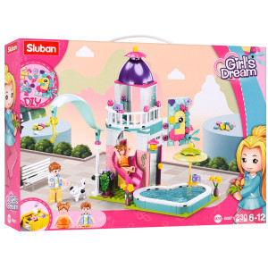 Конструктор SLUBAN M38-B0971 Girls Dream Игровая площадка, 230 деталей