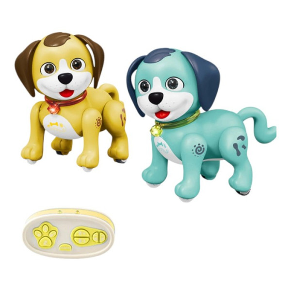 Собака на радиоуправлении, свет, звук, заряд от USB