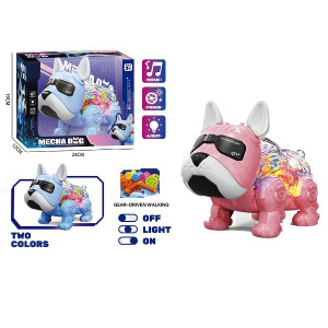 Игрушка Essa Toys Собака-робот, двигается, со светом и звуком