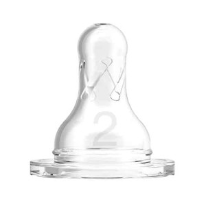 Соска силиконовая Dr. Brown's, 2 уровень потока, 3m+