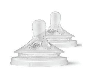 Соска силиконовая AVENT Natural Response, свободный поток, 0m+, 2шт