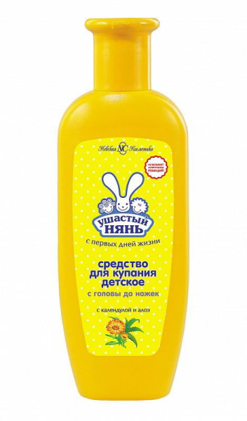 Средство для купания Ушастый нянь, с календулой и алоэ, 250мл