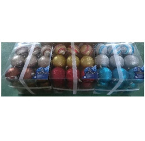 Набор елочных игрушек 88263-6 Шарики D6см, 27шт